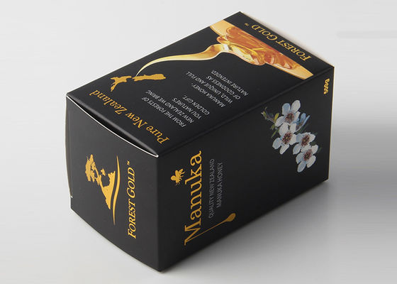 Доска коробок сусального золота горячая штемпелюя напечатанная упаковывая двухшпиндельная для продуктов питания