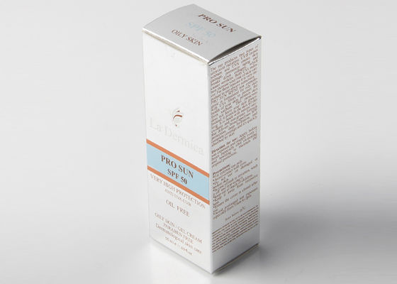 Смажьте лакировать напечатанный упаковывая материал бумаги искусства коробок 200ГСМ для продукта макияжа
