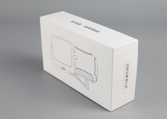 Упаковка напечатанная белой бумагой кладет прокатанную бумагу в коробку 75ГСМ с штейновым финишем