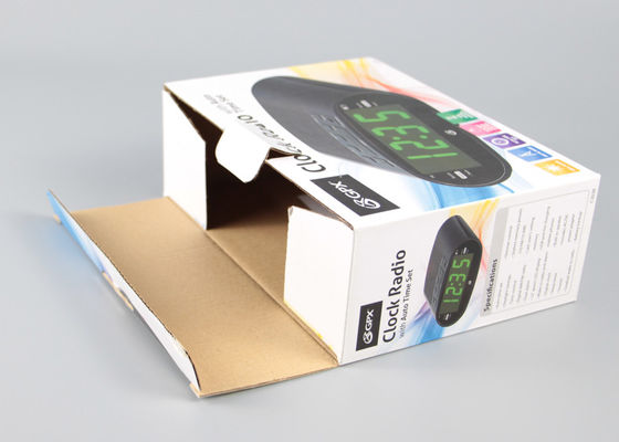 Рифленые изготовленные на заказ розничные коробки, лоснистая отделка Беспоке упаковывая коробки