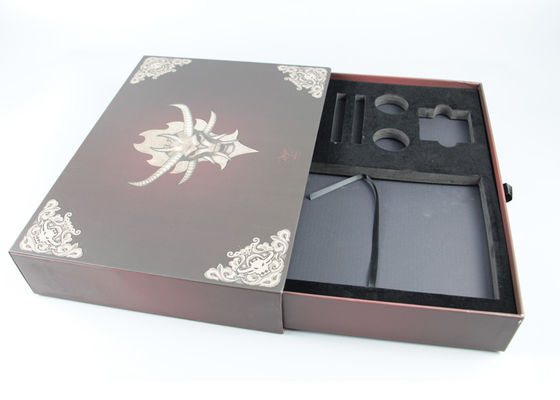 Штейновая подарочная коробка верхней части сальто Ланиматед, изготовленные на заказ коробки Папербоард с Дебоссинг