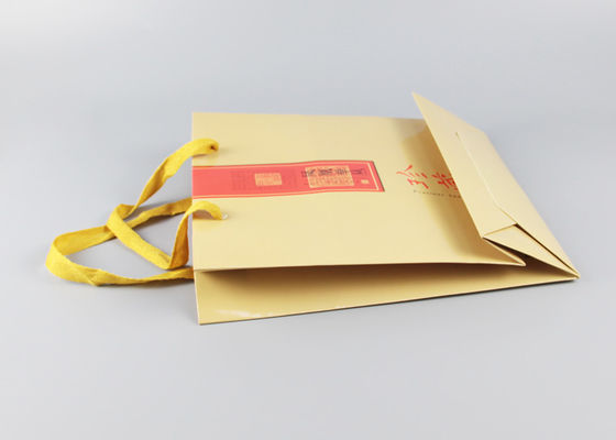 Лоснистые прокатанные наградные бумажные хозяйственные сумки с ручками ленты хлопка