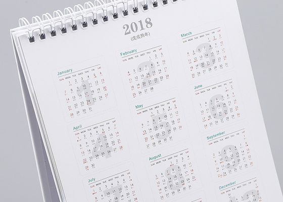 Материал Эко художественного настольного календаря офиса бумаги Крафт дружелюбный для подарка Нового Года
