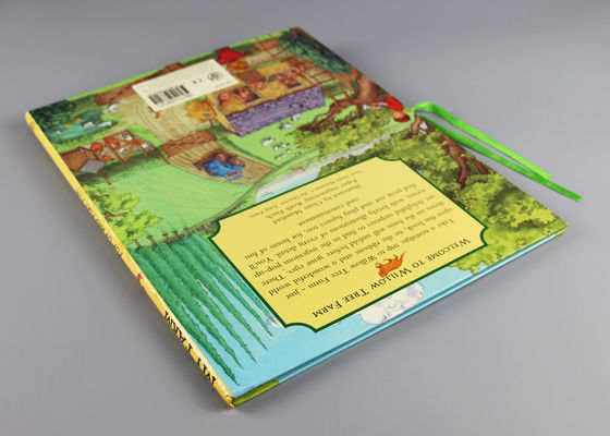 4 дет печатания цвета хлопают вверх книги/3д хлопают вверх книга с вязкой стежком седловины