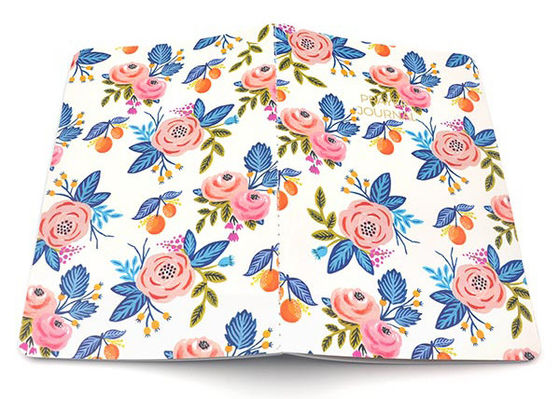 Лоснистая тетрадь мягкой крышки/тетрадь плановика с красивыми цветистыми картинами