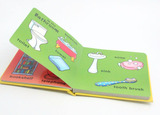 Штейновые книги детей картона бумаги искусства с идеальной вязкой и серебряной фольгой